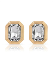 Emerald Deco Earrings