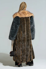 Chiara Paneled Fur Coat