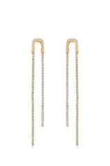 Double Chain Drop Earrings