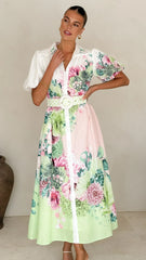 Dusk Maxi Dress - Sorbet Symphony