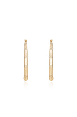 Bamboo Hoop Earrings