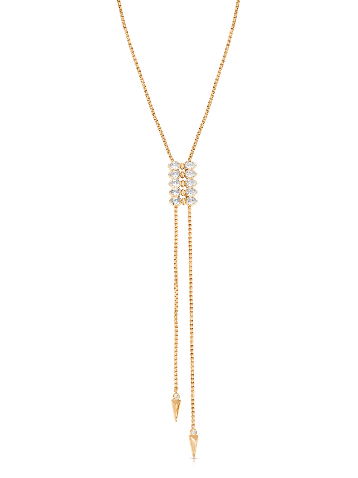 Crystalized Bolo Necklace