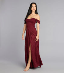 Hope Glitter A-Line Formal Dress