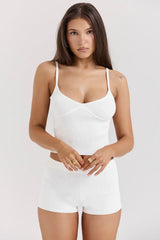 White Dainty Knit Top