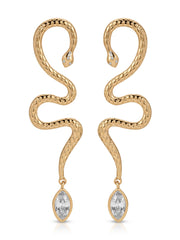 Serpentina Statement Snake Earring