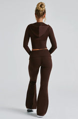 Portia Knit Pants - Chocolate