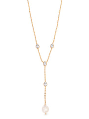 Dripping Crystal Lariat