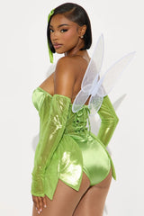 Fantasy Fairy Princess 5 Piece Costume Set - Green