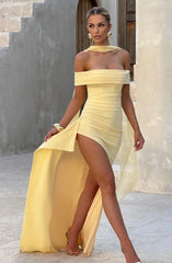 Joyce Maxi Dress - Lemon