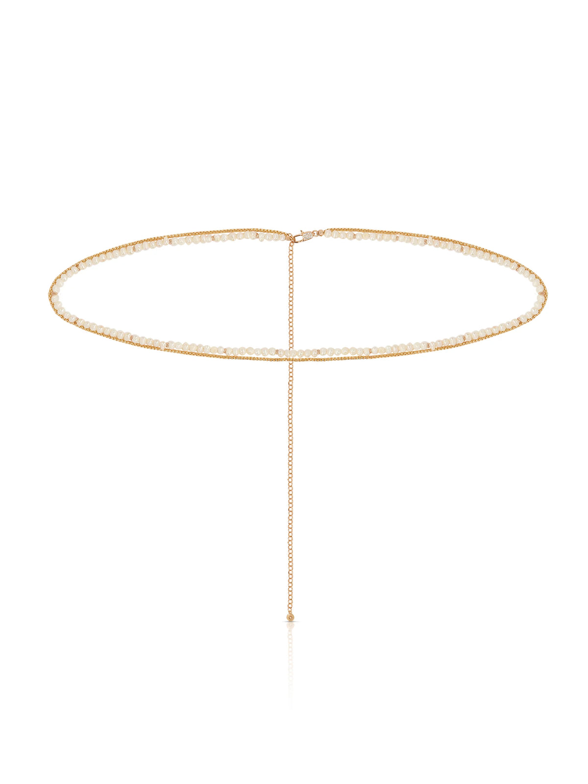 Freshwater Pearl Double Layer Waist Chain