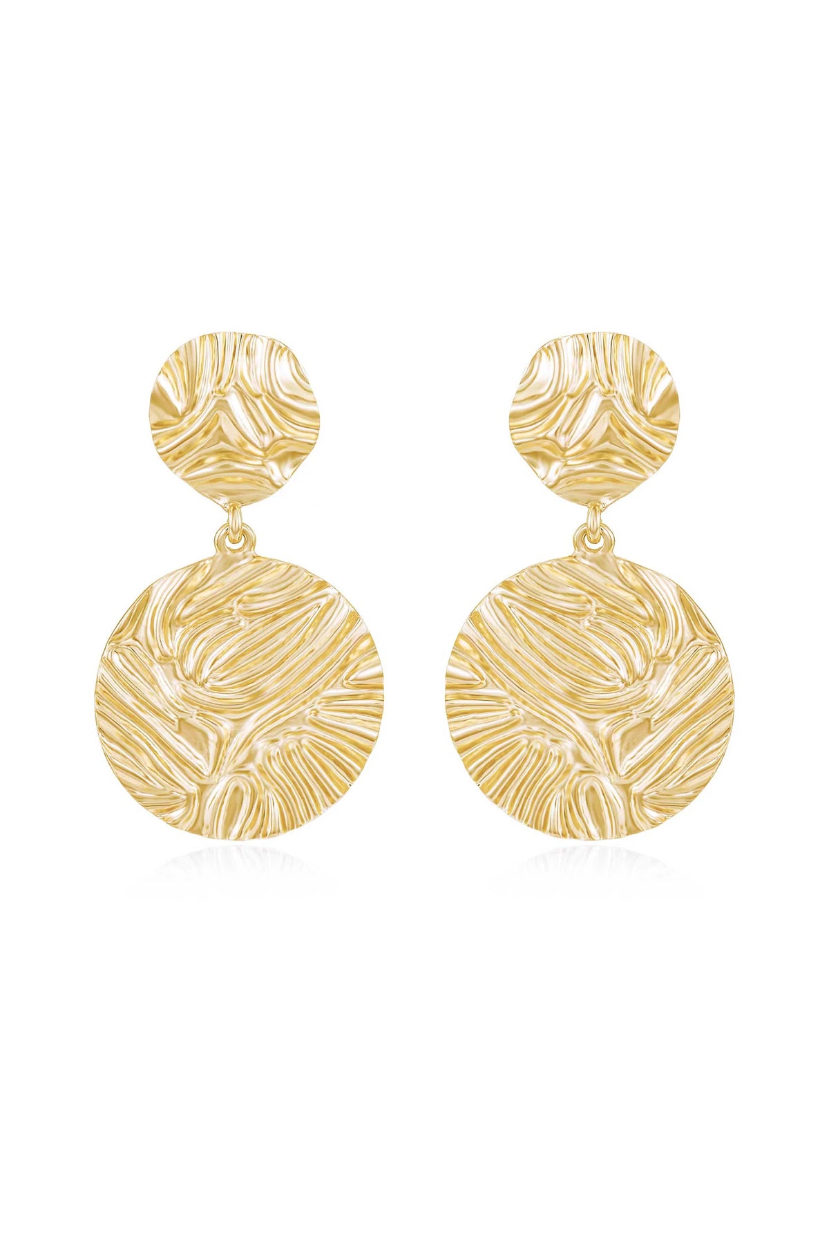 Textured Etching Earrings