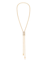 Crystalized Bolo Necklace