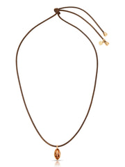 Marquise Champagne Cord Necklace