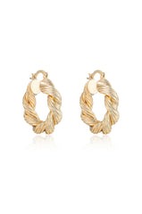 Modern Day Twist Hoops