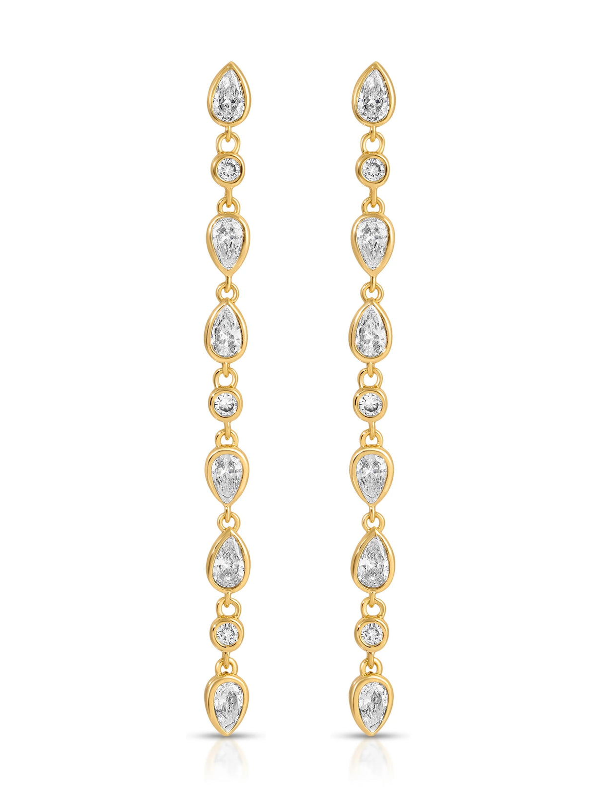 Crystal Rainfall Earrings