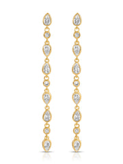 Crystal Rainfall Earrings
