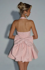 Georgette Mini Dress - Blush