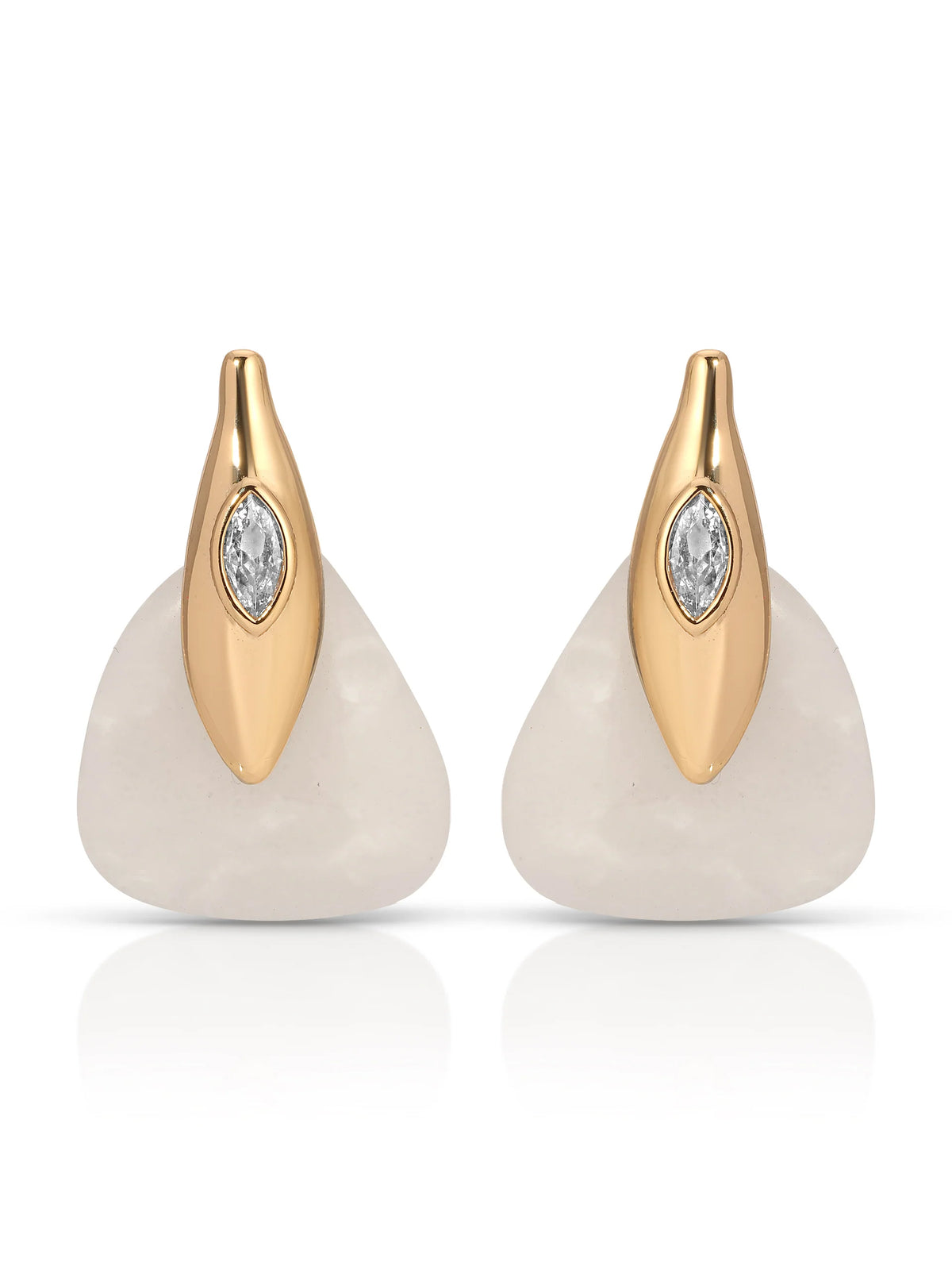 Solstice Earrings in Bone