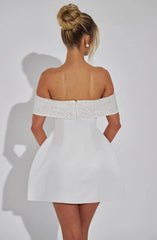 Noelle Mini Dress - Ivory