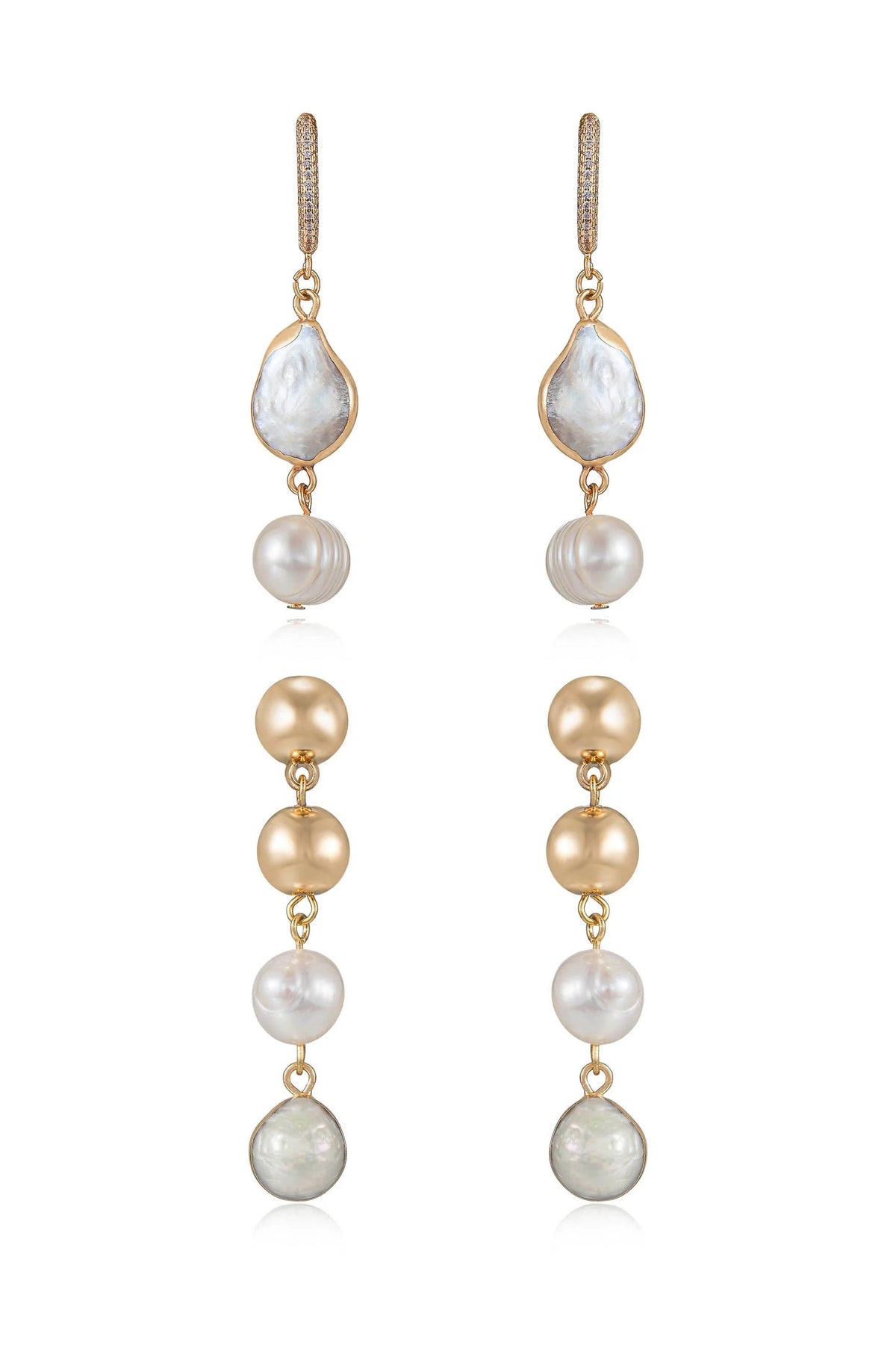 Duchess Pearl and Dangle Earrings