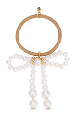 Aurora Pearl Bow Hair Tie