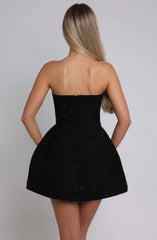 Lottie Mini Dress - Black