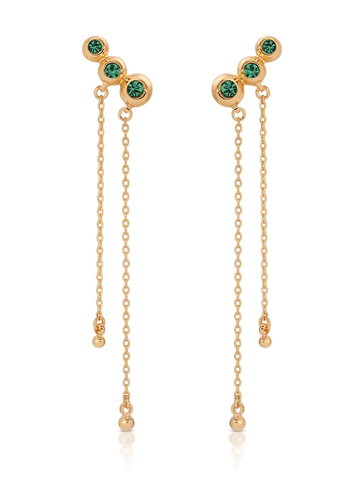Emerald City Waterfall Earrings