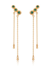Emerald City Waterfall Earrings