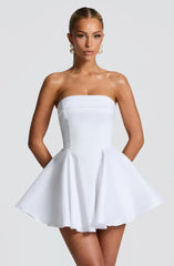 Dionne Mini Dress - Ivory