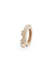 Classic Skinny Belt in Ivory