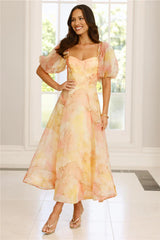 Style Domination Maxi Dress Yellow
