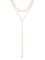 Coastal Pearl Lariat