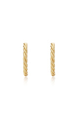 Spun Strands Hoop Earrings