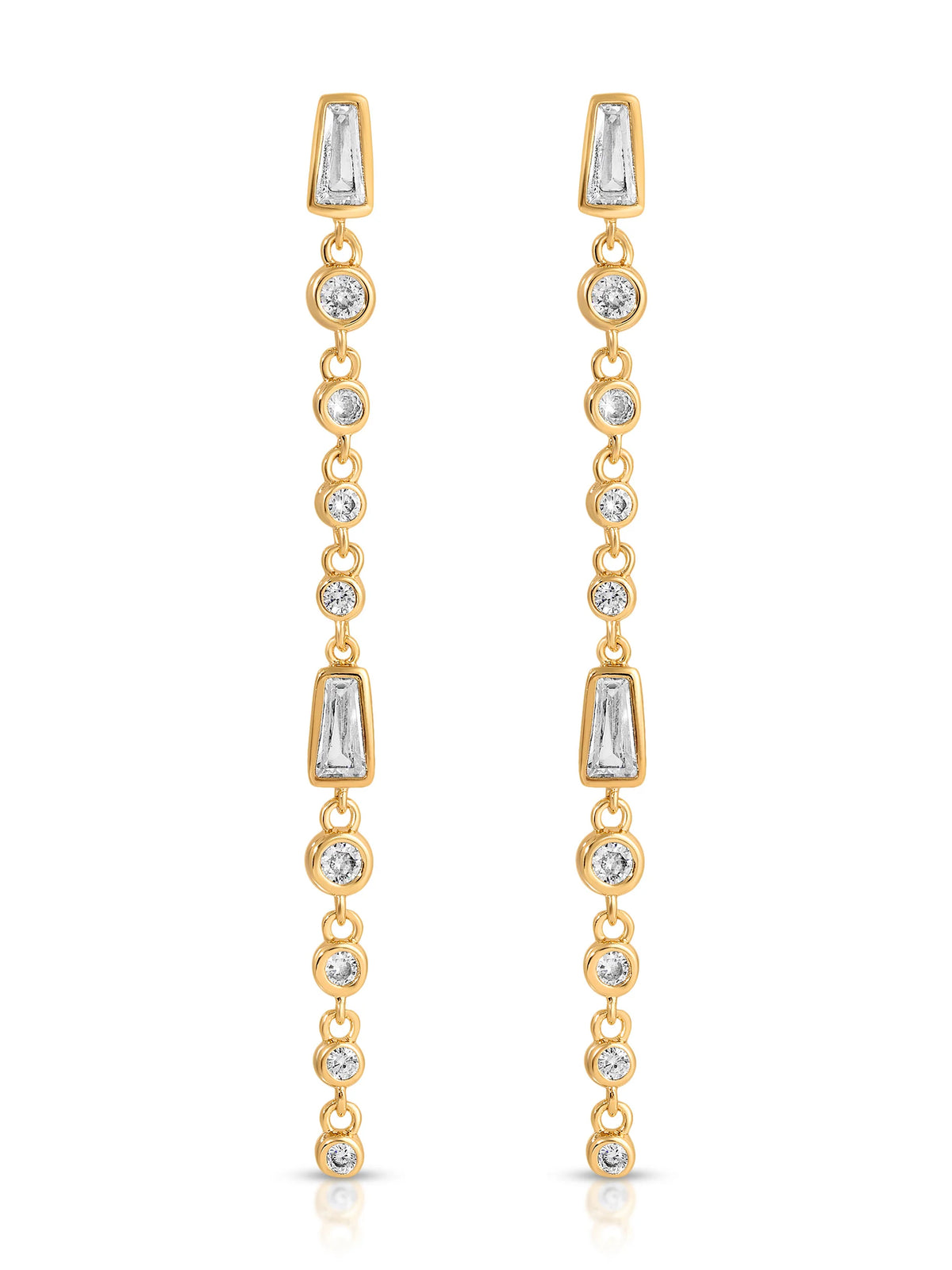 Crystal Linear Earrings