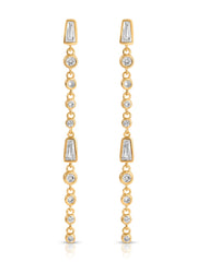 Crystal Linear Earrings