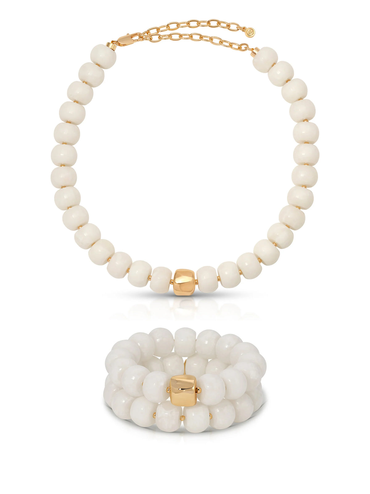 Power Bead Set in Bone
