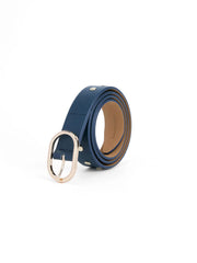 Boyfriend Stud Belt in Denim
