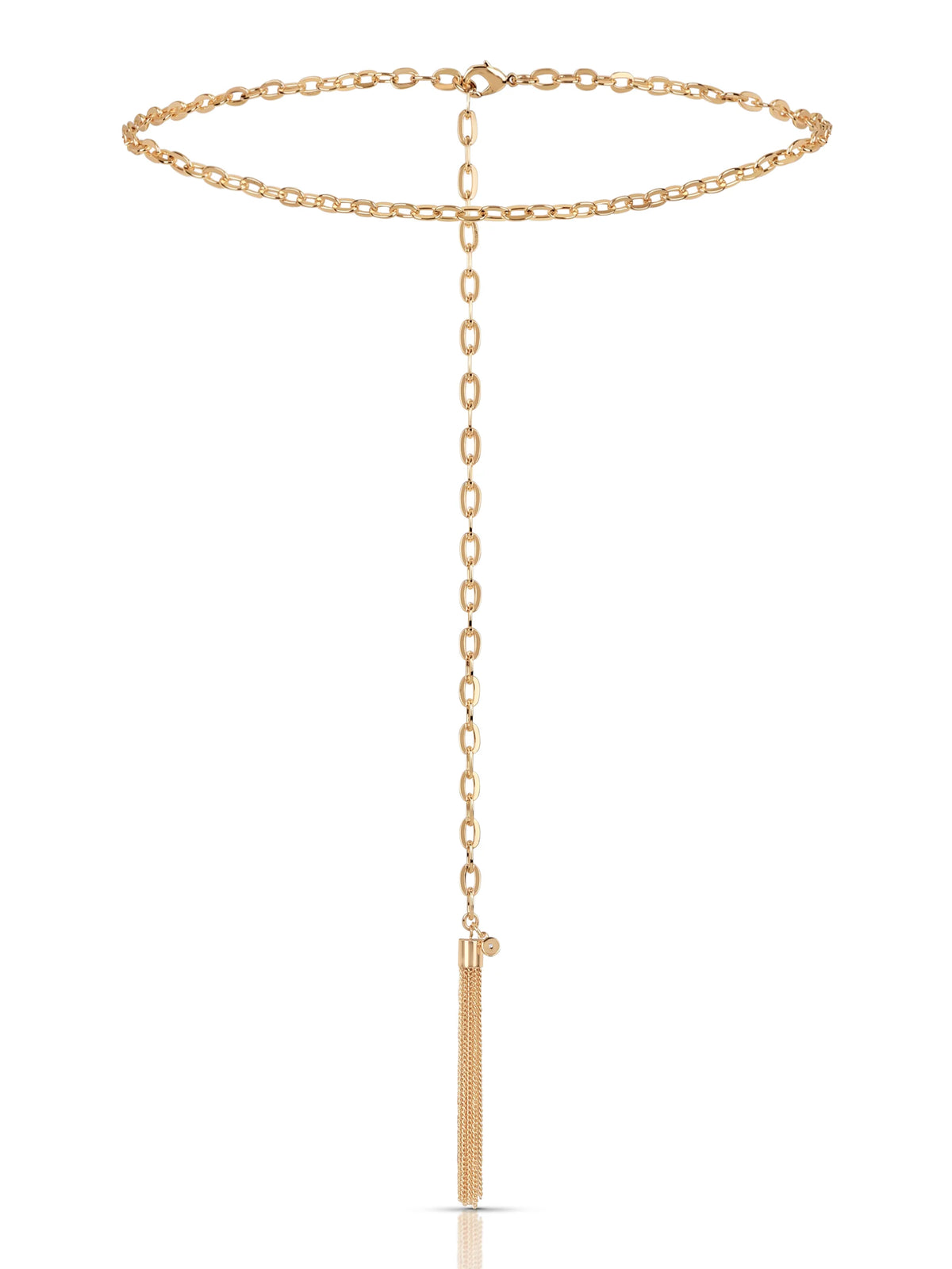 Simple Tassel Chain Belt
