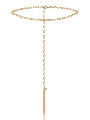 Simple Tassel Chain Belt