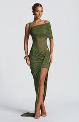Henrietta Maxi Skirt - Khaki