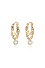 Boho Golden Hoop Earrings