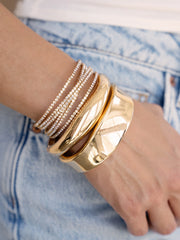 Squared Shine Bangle